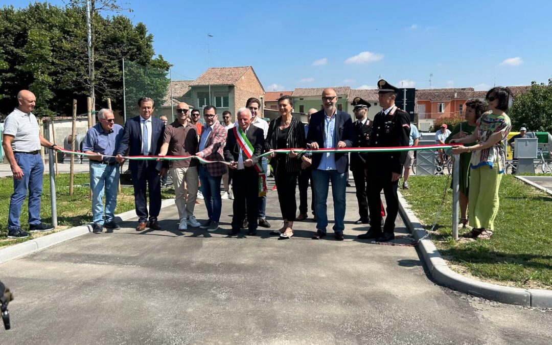 Inaugurazione area camper Pomponesco